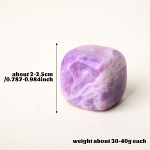หินคริสตัลธรรมชาติขัดเงา ลีพิโดไลต์ทรงลูกบาศก์ สำหรับตกแต่ง ขายส่ง - Product Image 3