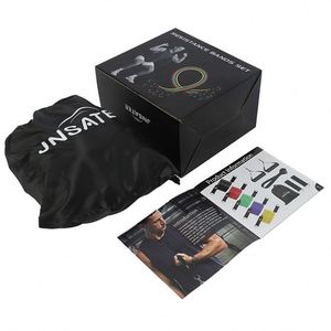 Ensemble de bandes de résistance en latex 11 pièces 100 LBS pour entraînement de fitness, musculation, exercices à domicile, yoga, corde de traction élastique - Product Image 2