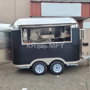 2025 Standard New Best Sales Of Stainless Steel Van High Demand <b>Mini</b> Mobile Store Food Truck Street Snack - Product Image 5