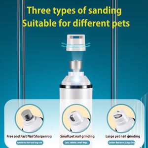 थोक कुत्ता ग्रोमिंग उपकरण इलेक्ट्रिक पेट नाखून ग्राइंडर जी 07 हल्के सफेद नाखून ग्रिंडर G07 कुत्तों के लिए बिल्लियों पंजे ट्रिमर - Product Image 5