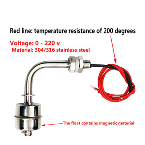 Interruptor de nivel magnético de acero inoxidable 316 para monitoreo de tanques de combustible, sensor de flotador - Product Image 2