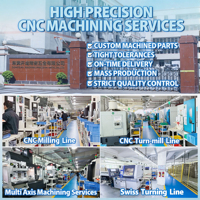 Layanan Pemesinan CNC Baja Tahan Karat Toleransi Presisi +/-0.002mm Solusi Manufaktur Kustom Layanan CNC Profesional