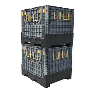 Nhiệm Vụ Nặng Nề 1200X1000X1200Mm Ngành Công Nghiệp Có Thể Gập Lại Lưu Trữ Thùng Ngành Công Nghiệp Lớn Vận Chuyển Nhựa Pallet Container - Product Image 6