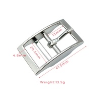 Boucle de collier pour animaux de compagnie en alliage de zinc à double barre, classique, de luxe, écologique, pour colliers de chien, sangles en nylon, OEM