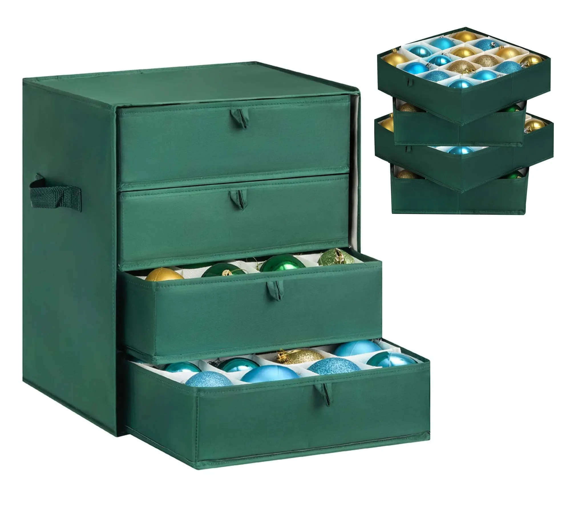 Hot Selling 2019 Foldable Storage Christmas Ornament Storage Used for storing things
