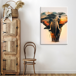 Hot bán voi vải in kỹ thuật số sơn dầu Thiết kế trang trí nội thất bức tranh - Product Image 6
