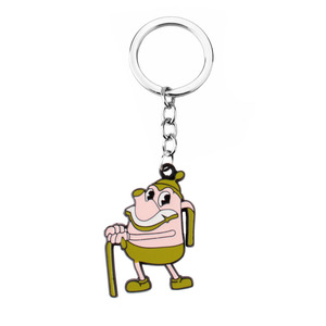 Llavero de metal con figura de personaje de Game <span class=keywords><strong>Cuphead</strong></span> - Product Image 4