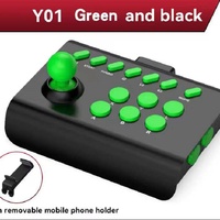 Controlador de juego inalámbrico de 2,4 GHz con motor de vibración y volante para /PC/teléfonos inteligentes/