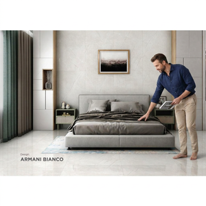 Calcutta Nueva 800x1600mm Baldosas de Porcelana Pulida para Piso y Pared, Diseño de Mármol Blanco 80x160cm - Product Image 4
