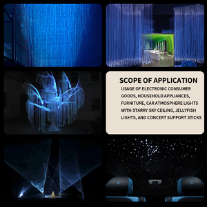 Kit d'éclairage au plafond à fibres optiques Starlight à flux de couleur dynamique avec commande vocale intelligente pour l'ambiance du home cinéma et de <span class=keywords><strong>la</strong></span> salle de jeux - Product Image 3