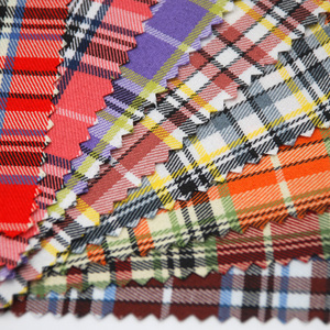 Bông polyester tùy chỉnh thiết kế đầy màu sắc đồng phục trường học kiểm tra vải - Product Image 2