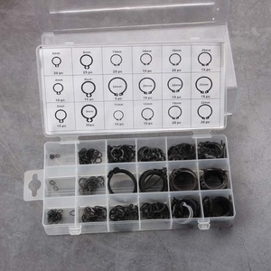 Snap Ring Assortment 300pc Metric C-Shape Carbon Steel Retaining Rings for Shaft Home Use Tool Kit - Product Image 3