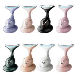 เครื่องนวดหน้า 3 โหมดสี พร้อมระบบสั่นสะเทือน สำหรับนวดหน้าและลำคอ - Product Image 6