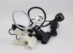Lámpara de Escritorio Flexible Inteligente de 360 Grados con Clip de Sujeción, Alimentación USB, Luz de Lectura con <span class=keywords><strong>Cable</strong></span> y Interruptor de Encendido/Apagado, Luz Nocturna - Product Image 4