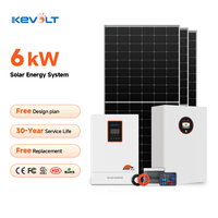 KEVOLT Netzunabhängiges Solarsystem 5kW 6kW Solarmodule Mit Batterie und Wechselrichter Komplettes Solarsystem für Zuhause