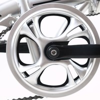 Vélo pliant à une vitesse avec cadre en acier au carbone de 12 pouces pour adultes, hommes, livreurs, enfants, vélo de banlieue pliable et portable