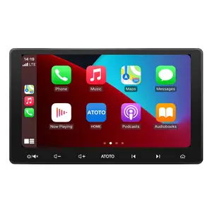 ATOTO 2 Din in-Dash AM/FM стерео приемник с 10 дюймов Сенсорная панель дисплея/Sirius Xm-Ready беспроводной CarPlay Android авто