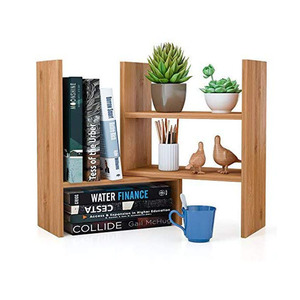 Storage Comic Book Adjustable Bamboo Bookshelf Multipurpose File Storage Holders Desk Organizer Extension Bookstore Retail Comic Book Display Shelf