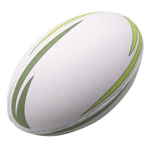 Balón de Fútbol Americano de PVC Blanco Liso Cosido a Máquina, Balón de Rugby, Tamaño 9 6 3 1 - Product Image 3