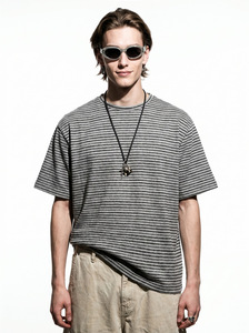 Camiseta de Verano 2026, Nueva Llegada, Estilo Retro Vintage para Hombre, Tejida, 100% Algodón, Secado Rápido, Manga Corta, Corte Holgado y Relajado - Product Image 2