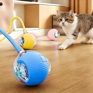 <b>Interactive</b> <b>Cat</b> Ball <b>Toy</b> Automatic Rolling Ball with Tail Rechargeable Smart Pet <b>Interactive</b> <b>Toy</b> Intelligent Mouse for <b>Cat</b> - Product Image 1
