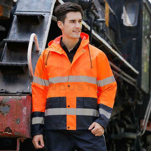 Veste réfléchissante de haute visibilité pour l'hiver, vêtements de sécurité pour le bâtiment - Product Image 6