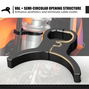NICECNC pour KTM EXC 300 2004-26, guide-câble de frein avant, pince de fixation pour KTM EXC-F 350 SXF <span class=keywords><strong>450</strong></span> Husqvarna TE300 <span class=keywords><strong>GasGas</strong></span> EC300 - Product Image 2