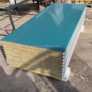 Pannelli Sandwich in <span class=keywords><strong>Lana</strong></span> di Roccia Metallica, Spessi, Ignifughi e Durevoli per Tetti e Pareti Esterne di Magazzini - Product Image 4