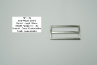 Boucles de réglage vintage professionnelles en alliage de zinc, glissières à trois barres pour sacs, ceintures, sangles, artisanat du cuir et quincaillerie