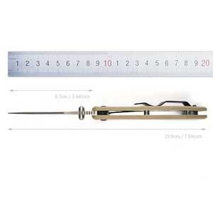 Cuchillo plegable EDC de bloqueo de revestimiento personalizado Ideal de marca de Taiwán de primera calidad para multiusos - Product Image 2