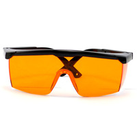 Lunettes de protection anti-UV bleues 100% UVC, réglables, EN207 en solde, 190-490 nm