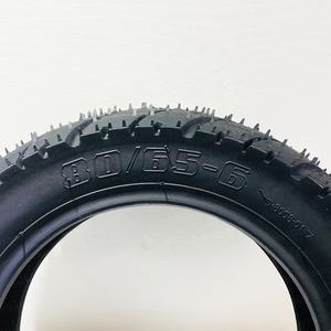 Neumático inflable ensanchado TUOVT para patinete eléctrico VSETT 10 + ZERO 10X Kaabo Mantis <span class=keywords><strong>Inokim</strong></span> <span class=keywords><strong>OX</strong></span>, 80/65-6 - Product Image 4