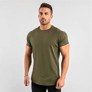 Camiseta de cuello grueso pesado <span class=keywords><strong>2023</strong></span>, camiseta en blanco personalizada con cuello simulado para hombre - Product Image 4