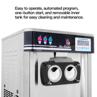 Machine à crème glacée commerciale sundae machine à crème glacée molle petite machine à crème glacée