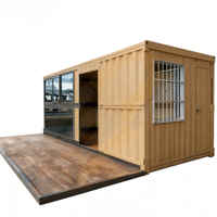 Maison conteneur moderne tout-en-un certifiée CE, installation rapide préfabriquée avec panneau sandwich étanche pour une construction rapide à la maison