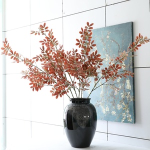 Feuillage de glycine hautement réaliste, branche d'arbre verte, feuille de pistache aromatique <span class=keywords><strong>pour</strong></span> décoration intérieure, arrangement floral, ornement de fenêtre - Product Image 2