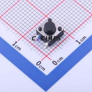 TS-1095PS-A3B2-C3D2 Tactile Switch SMD-4P,6x6mm Switch Single Pole Single Throw Round Button 1.8N Vertical Mount - Product Image 1