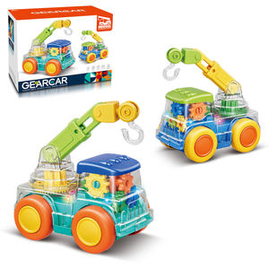 Jouet de <span class=keywords><strong>camion</strong></span> <span class=keywords><strong>grue</strong></span> électrique transparent à lumières et musique pour enfants, modèle <span class=keywords><strong>dessin</strong></span> <span class=keywords><strong>animé</strong></span>, très populaire - Product Image 4