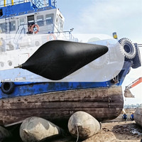Airbag de lancement de navire robuste pour amarrage à sec, airbag marin gonflable en caoutchouc pour l'amarrage professionnel des navires