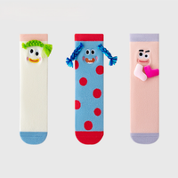 Chaussettes personnalisées à la mode et à motifs amusants Chaussettes en coton colorées et douces