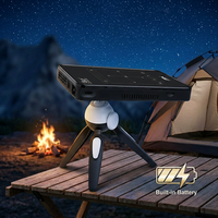 Projecteur DLP 4K P09II à succès avec batterie 5000 mAh, Android 14, mise au point manuelle, 100 ANSI Lumens, Full HD 1080P, courte focale, pour la maison et l'extérieur