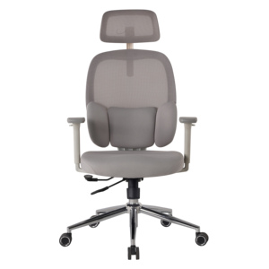 Elegante <span class=keywords><strong>Silla</strong></span> de <span class=keywords><strong>Oficina</strong></span> Ergonómica de Polipropileno con Elevación, Asiento Duradero, Reposabrazos Abatibles y Base Cromada - Product Image 2