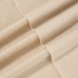 Vente en gros de <span class=keywords><strong>tissu</strong></span> <span class=keywords><strong>éponge</strong></span> simple face en <span class=keywords><strong>microfibre</strong></span> doux 80% coton 20% polyester 250gsm pour vêtements et serviettes - Product Image 5