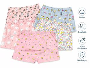Conjunto de Calzoncillos Tipo Bóxer de Algodón Suave con Estampado Lindo <span class=keywords><strong>para</strong></span> Niñas - Product Image 4