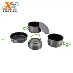 Outdoor Camping Cookware Mess Set Camping Cookware Picnic Camp Cooking Cook Set For Hiking