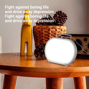 Quảng Khánh GQ-L2 tùy chỉnh 10000 LUX 2 couleurs 4 luminosité réglable ABS cơ thể lampe triste de luminothérapie thiết kế đơn giản DC - Product Image 4