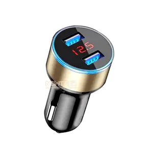 Adapter Zigarette Leichter LED Voltmeter Dual USB Multi-funktion Auto Ladegerät