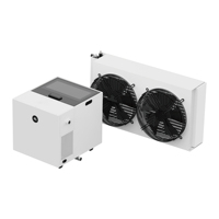 Kit de Refrigeración por Inmersión OIT C2 para el Hogar, Puede Ejecutar 2 Máquinas, Proporciona una Capacidad de Refrigeración de 12 kW a 30 Grados con Ventiladores Dobles y Ruedas Universales
