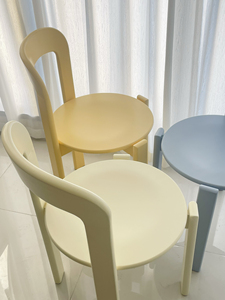 Sedia da Pranzo Moderna <span class=keywords><strong>in</strong></span> <span class=keywords><strong>Legno</strong></span> Monocolore Impilabile con Schienale <span class=keywords><strong>per</strong></span> Ristorante - Bestseller - Product Image 2
