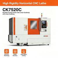 Centre d'usinage CNC à lit incliné de grande taille, tour CNC haute vitesse pour l'usinage de métaux lourds
